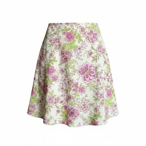Trixxi Skirt 5 Pink Green Paisley Floral Y2K Boho Hippie Fairycore Cottagecore